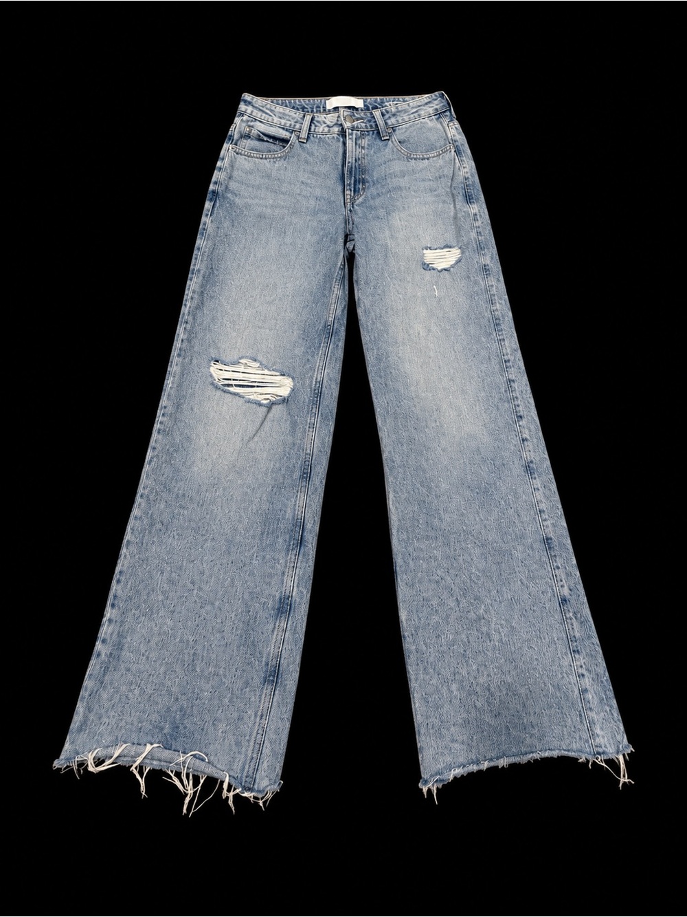 Hollister Light Blue Wide Leg Flare Jeans